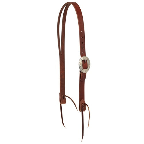 TK10104--Engrved Headstall Split Ear 1" STS