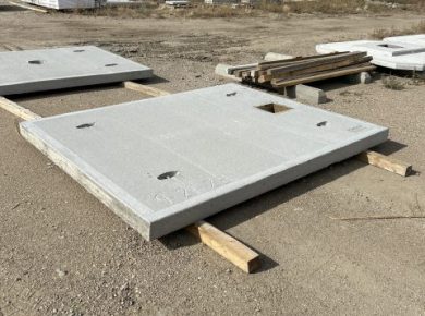 LEPAD8X8 Watering Bowl Pad Cement 8 x 8