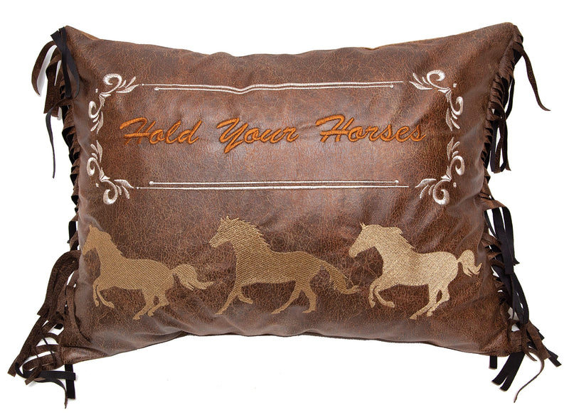 BGJB7072 Hold Your Horses - Throw Pillow