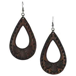 BG22135EJ1 Earrings- Leather With Tassels
