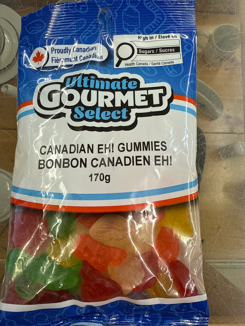 BG804249 Ultimate Gourmet - Canadian Eh! Gummies - 170g