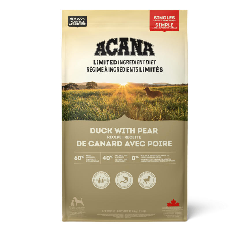 FSD649-71417 ACANA- Singles Duck & Pear 10.8kg