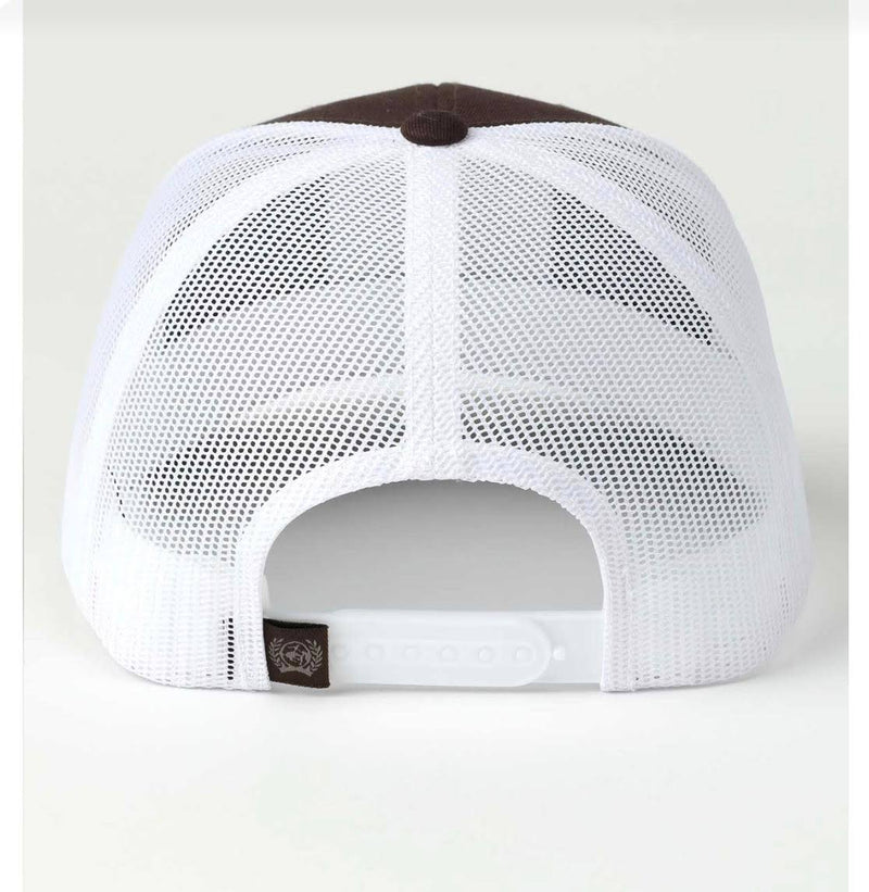 CLMCC0660654 BRN Ball Cap Cinch "American Classic Patch"