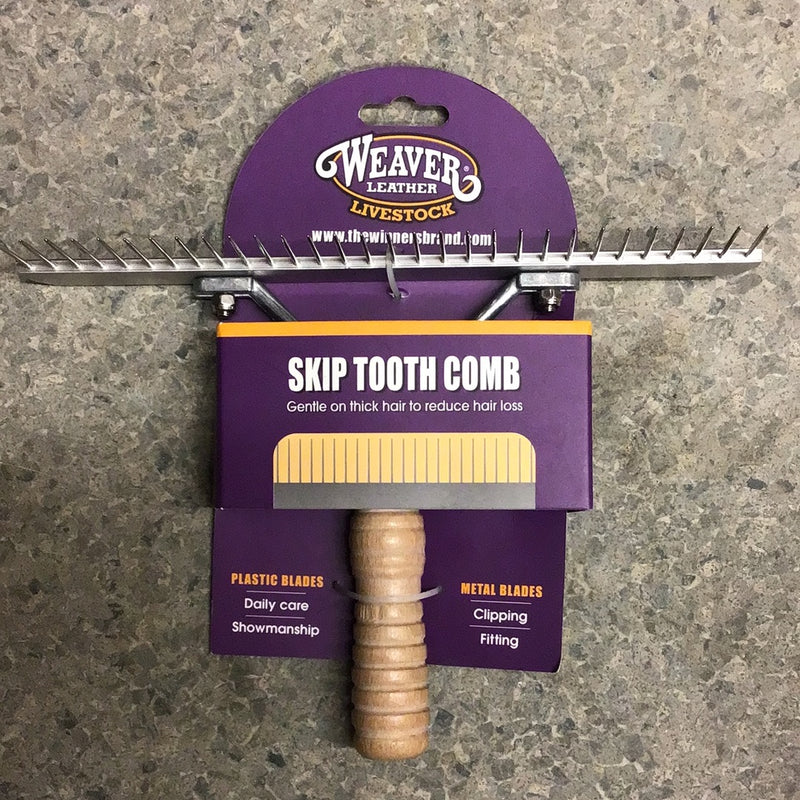 AC65257-88 Comb Skip Tooth S.S c/w Wood Handle