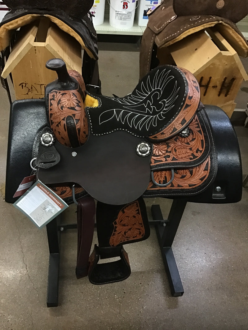 TKRK9952-89 Kids Saddle 12" Richland Roper