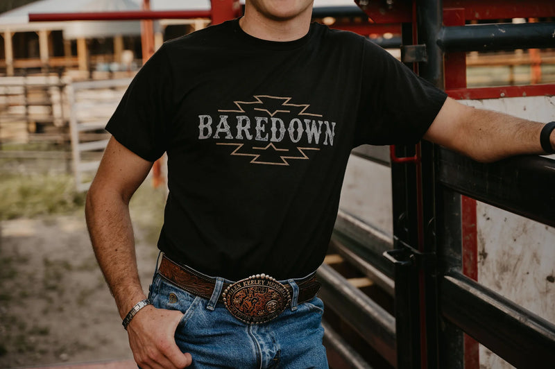 CLTSHIRT5 Black Baredown Unisex T-Shirt - Aztec Logo