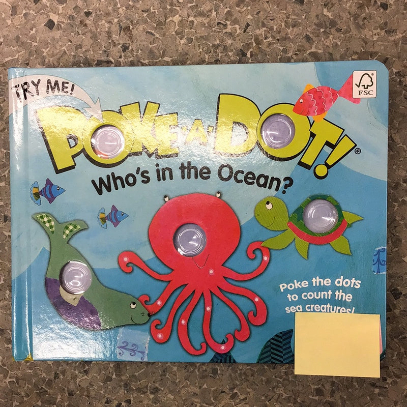 BGMDL41342 Poke-A-Dot Book- "Whos in the Ocean"