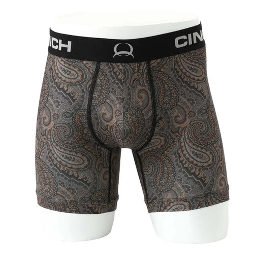 CLMXY6002035 Cinch Men's 6" Boxer Briefs "Paisley"