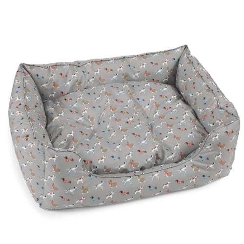 PSDOG021 Dog Bed Medium Dog Print