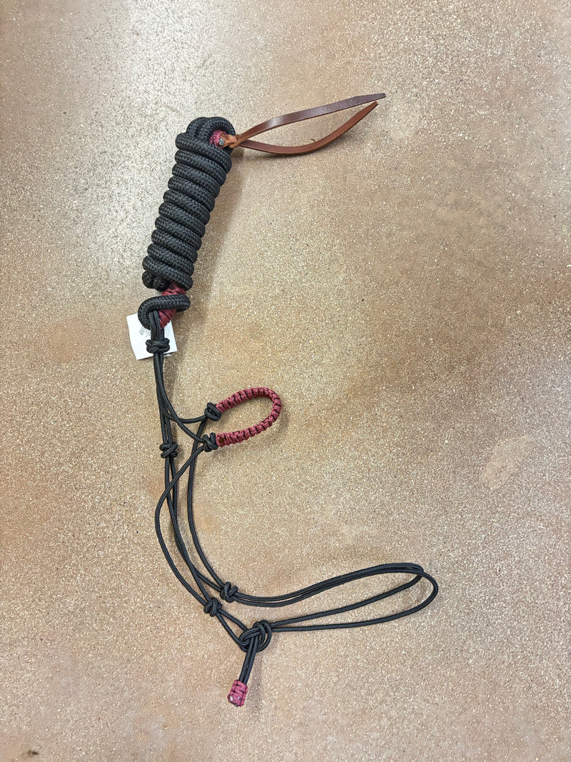 TKRH3360 Working Rope Halter w/ Braiding Colored