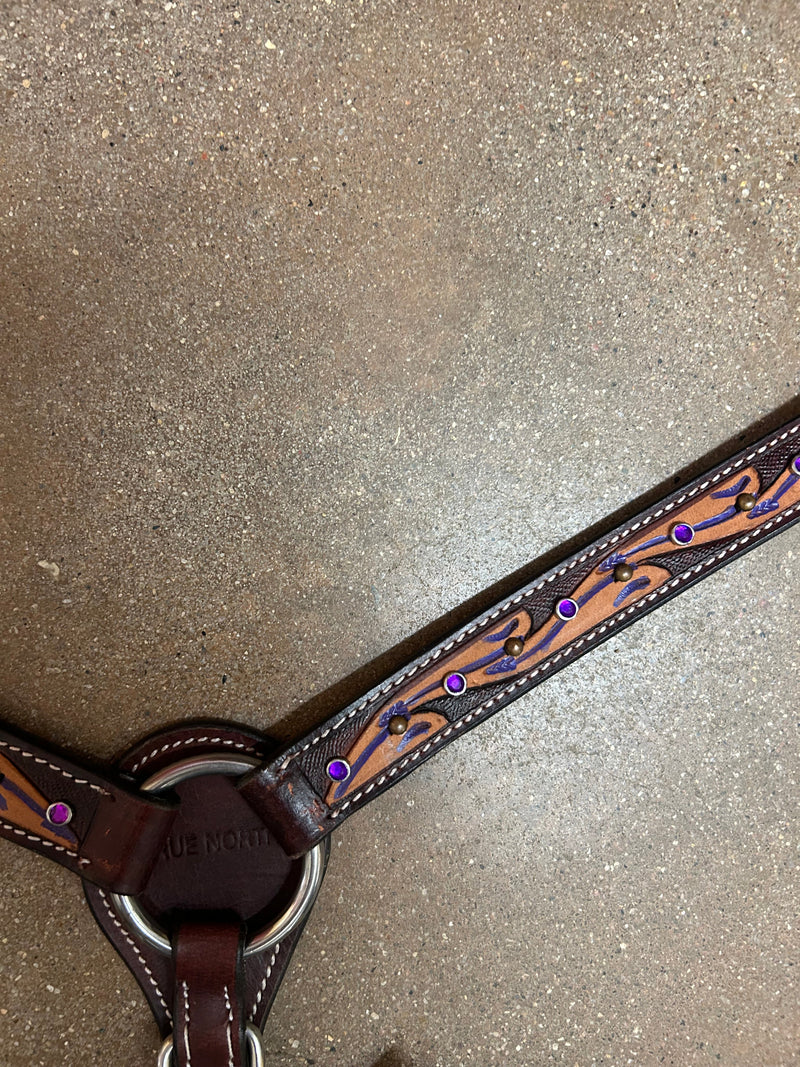 TKBC5587 Breastcollar 1 3/4" Latigo Leather