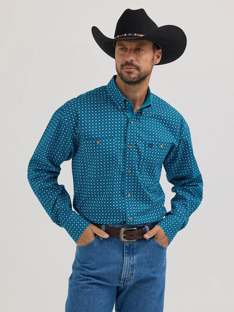 CL112356638  Mens George Strait L/S Relax Fit - Circle Print