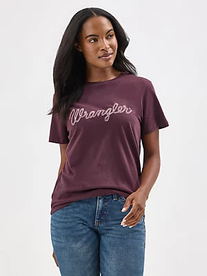 CL112354359 Wrangler Ladies T-Shirt Wrangler w/ Rope Logo