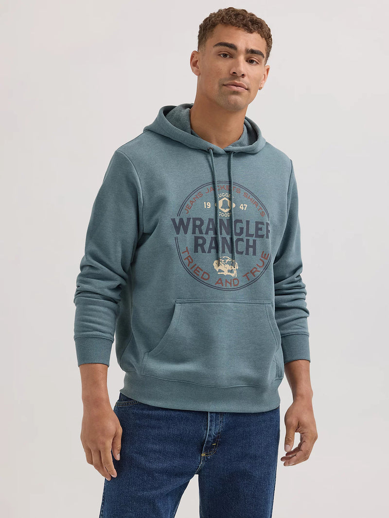 CL112354257  Mens Wrangler Hoodie Wrangler Ranch w/Buffalo