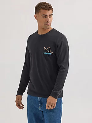 CL112354221 Wrangler Mens Long Sleeve Neon Retro