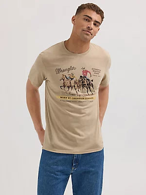 CL112353907 Wrangler Mens T-Shirt - Champion Cowboys