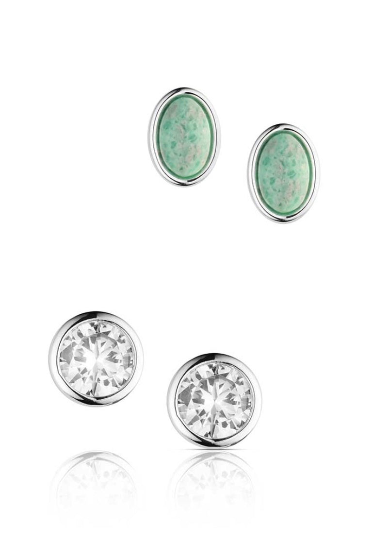 BGER6468 Earrings - Circle Four