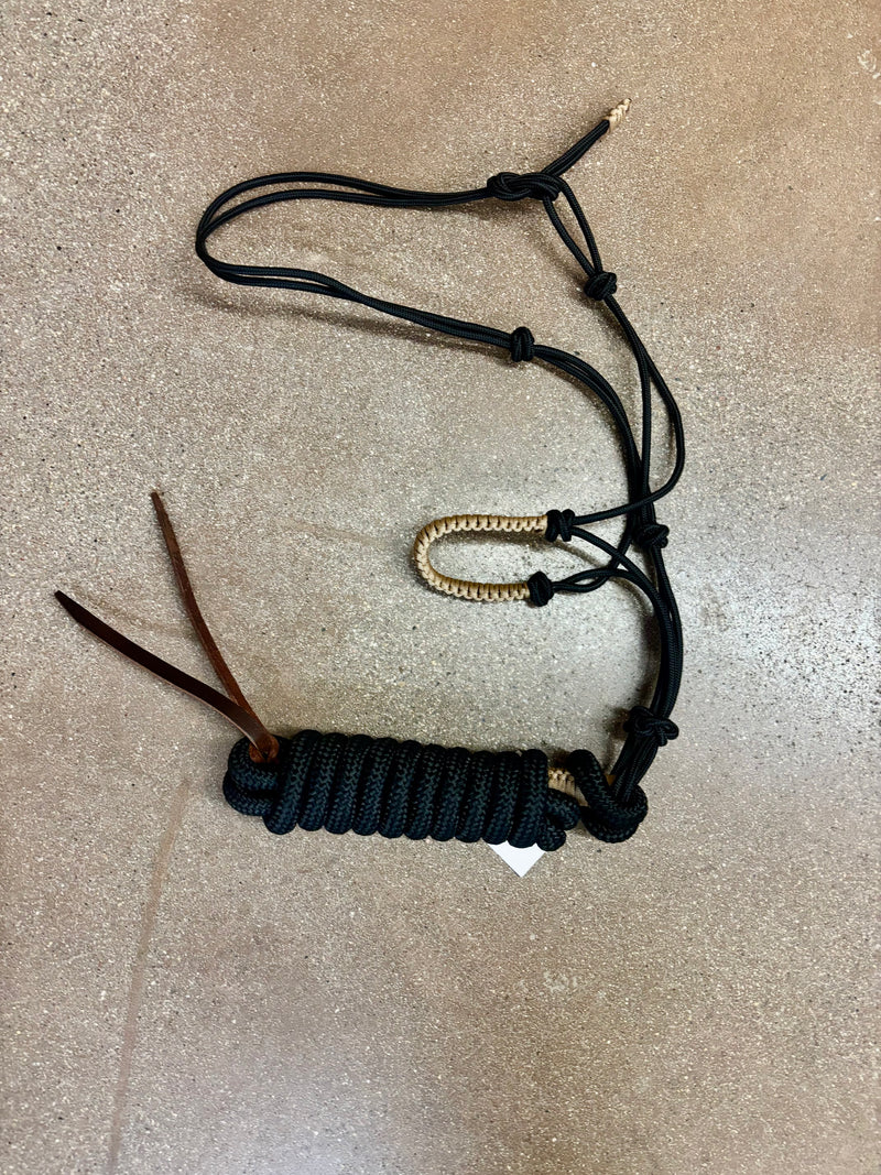 TKRH3360 Working Rope Halter w/ Braiding Colored
