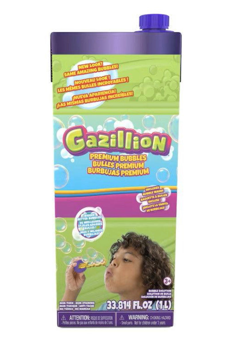 BGFNR36782 Gazillion - 1 Liter Boxed Bubble Solution - Blue