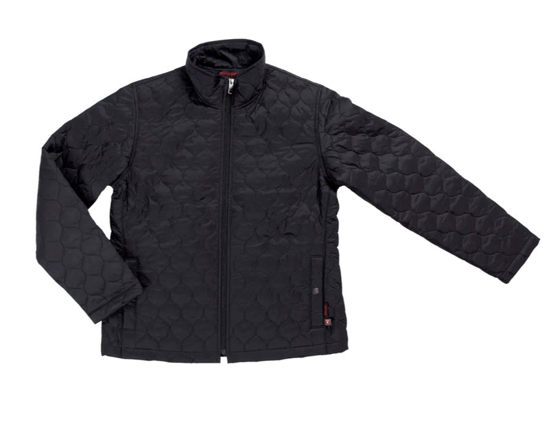 CLWJ291-Black Women's Quilted Jacked- Tough Duck