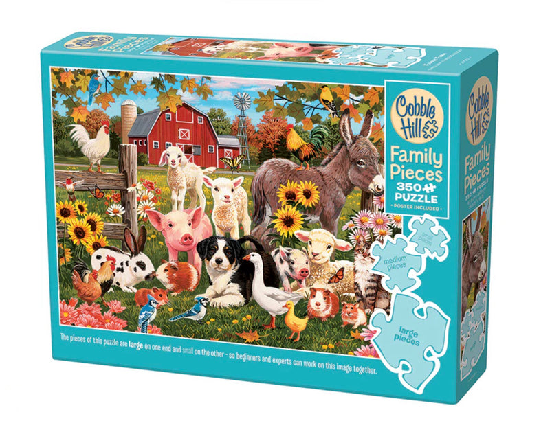 BG654-0581 Puzzle - Family Farm 350 pc (Family Pieces)