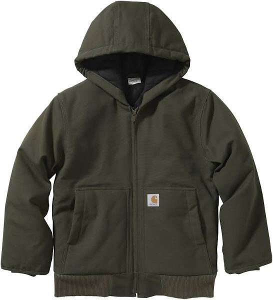 CLCP8430-24M-Olive Carhartt Jacket Active Fleece Lined