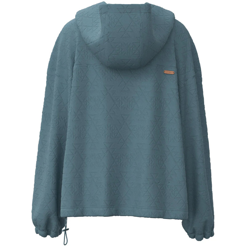CLHH1310BL Hooey Ladies 1/4 Zip "Ashley Hoodie" Blue