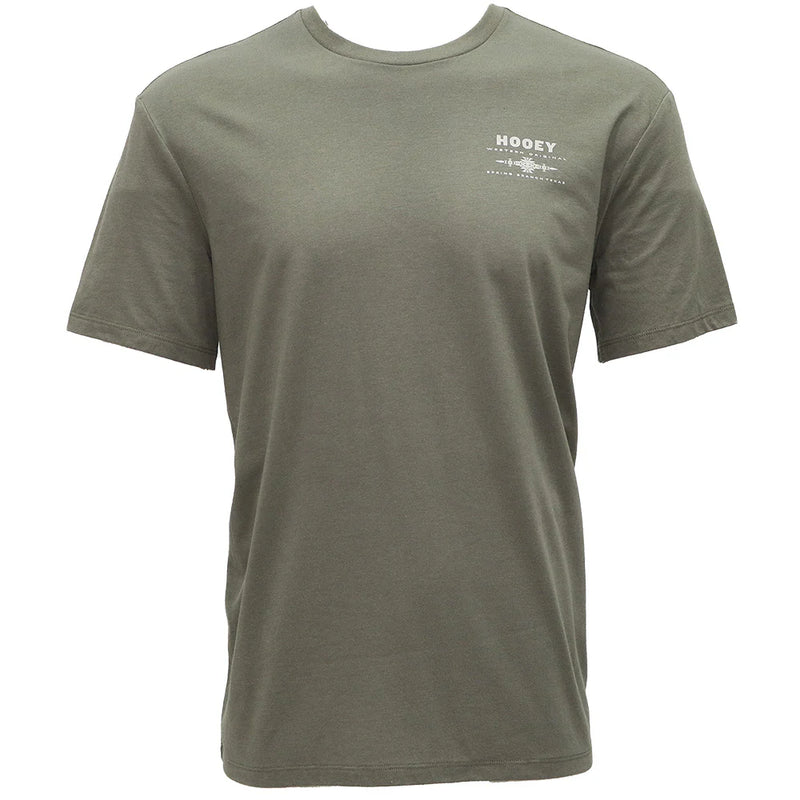 CLHT1751 Men's Hooey T-Shirt - Peyote Vetiver- Green
