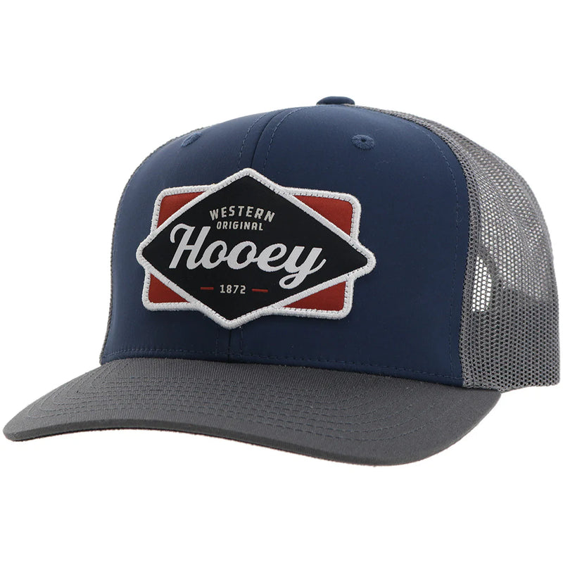 CL2422T-NVGY Hooey Ball Cap- Diamond - Navy/Grey