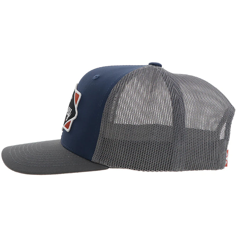 CL2422T-NVGY Hooey Ball Cap- Diamond - Navy/Grey