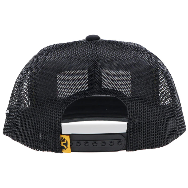 CLCR118 Hooey Cactus Ropes Ball Cap- Black/Yellow