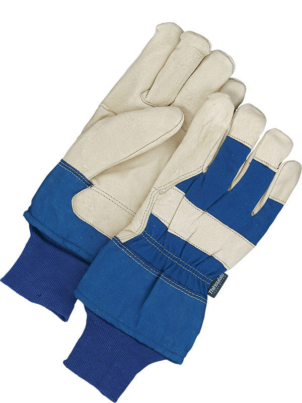 CL40-9-8030-L Gloves-BDG Lined Grain Pigskin Fitter w/Cuff
