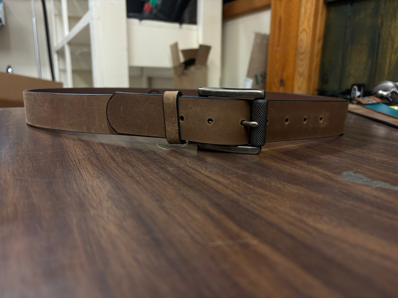 CL22224BE6-34-Brown Belt Mens Chippewa w/Logo Tab