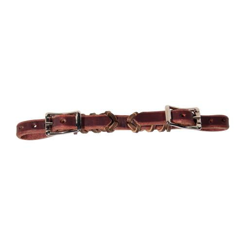 TKCSL-200HO Professional Choice Laced Leather Curb Strap