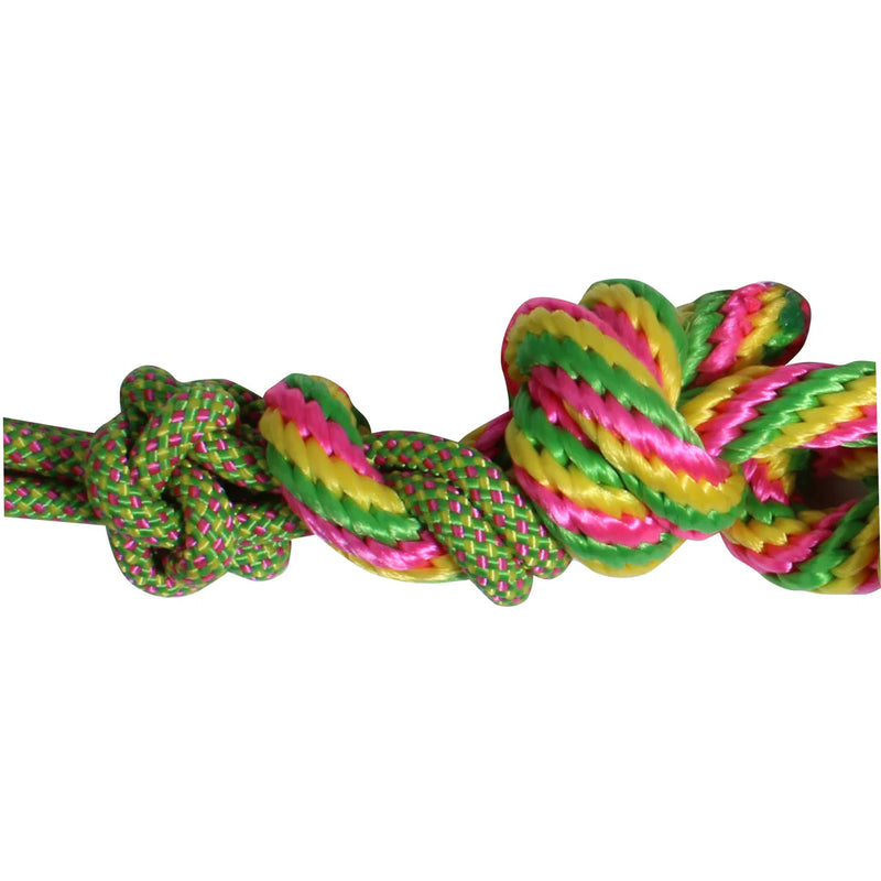 TKHR-AVG-Lim/Pink Halter Rope w/ 10' Lead