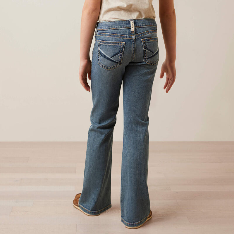 CL10043206-Regular Jeans Girls Ariat REAL Stretch Bootcut
