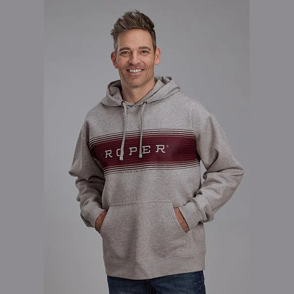 CL03-097-0300-6633 Grey Mens Roper Hoodie