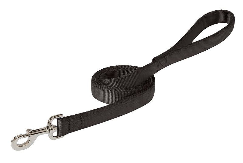 PS07-5110-4'-Black Dog Leash Prism Classic 1"