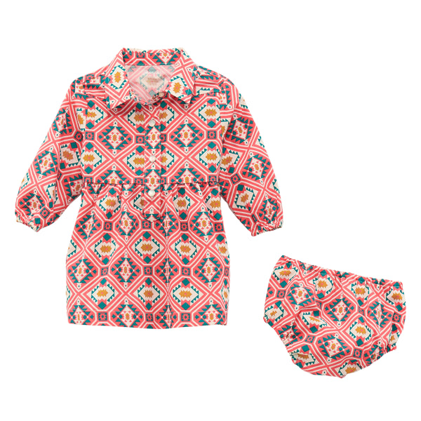 CL112371920 Wrangler Baby Girl Aztec Dress