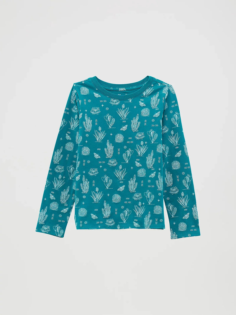 CL112371927 Wrangler Girls L/S Cactus Print Shirt