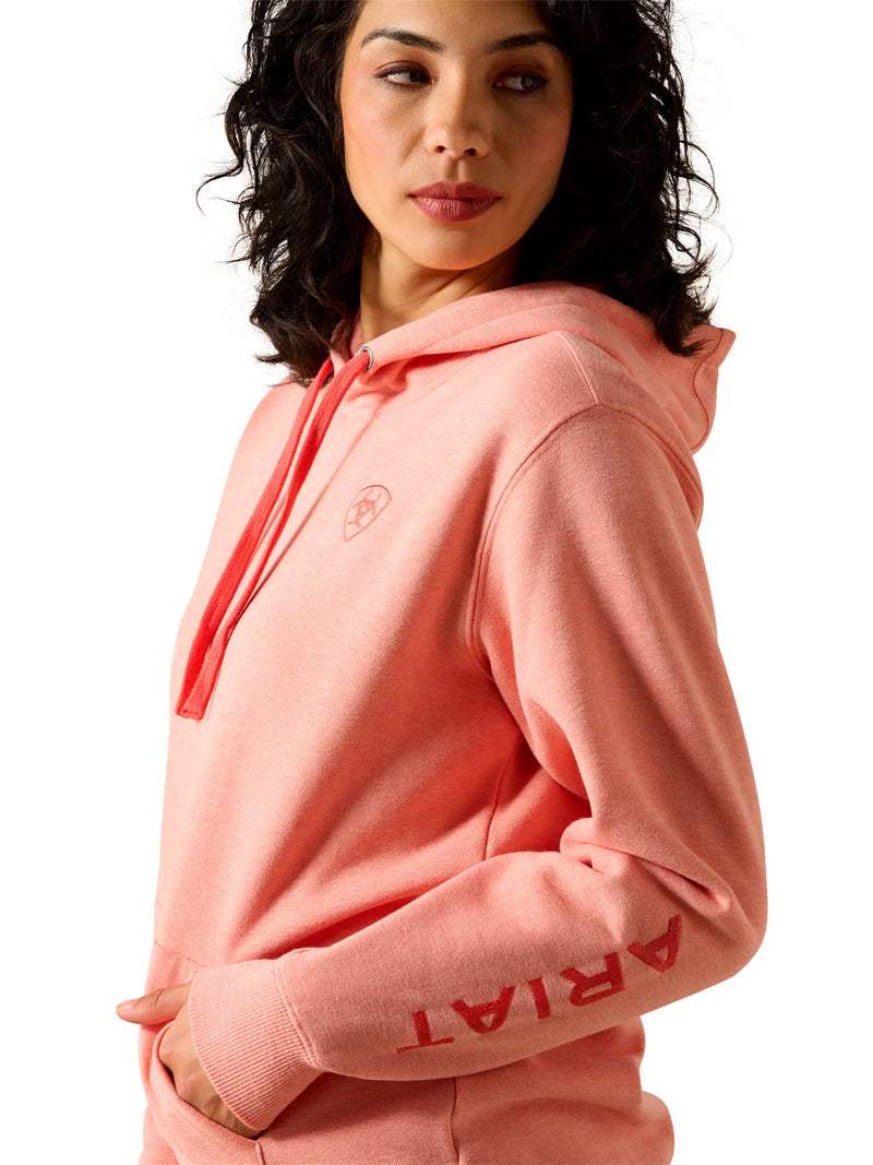 CL10071458 Ariat Ladies 2.0 Hoodie- Peach