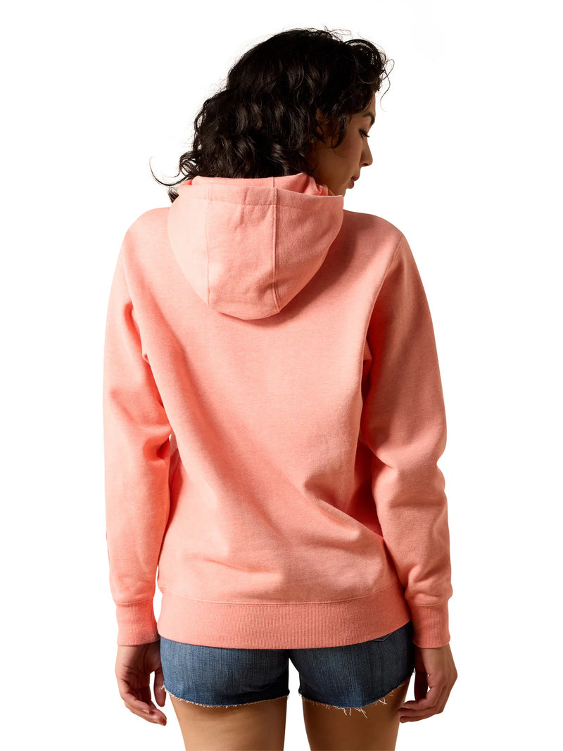 CL10071458 Ariat Ladies 2.0 Hoodie- Peach