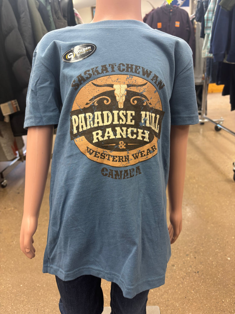 CLBC3001 (SIZE SMALL) Paradise Hill Ranch & Western Wear- Youth Tee