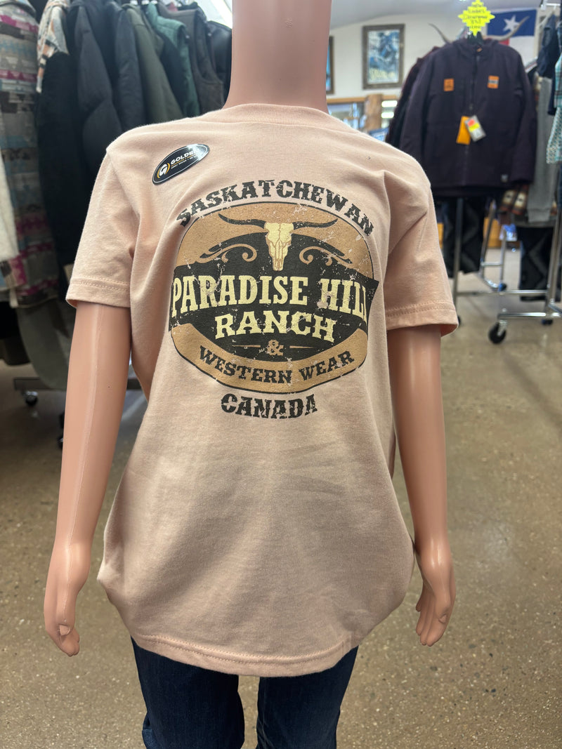 CLBC3001 (SIZE SMALL) Paradise Hill Ranch & Western Wear- Youth Tee
