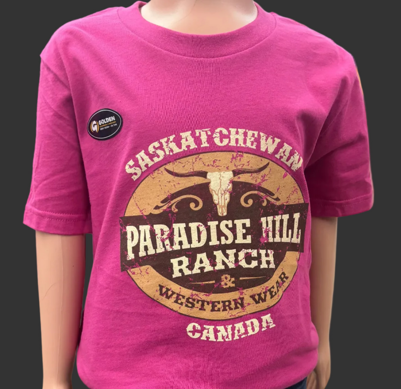 CLBC3001 (SIZE MEDIUM) Paradise Hill Ranch & Western Wear- Youth Tee