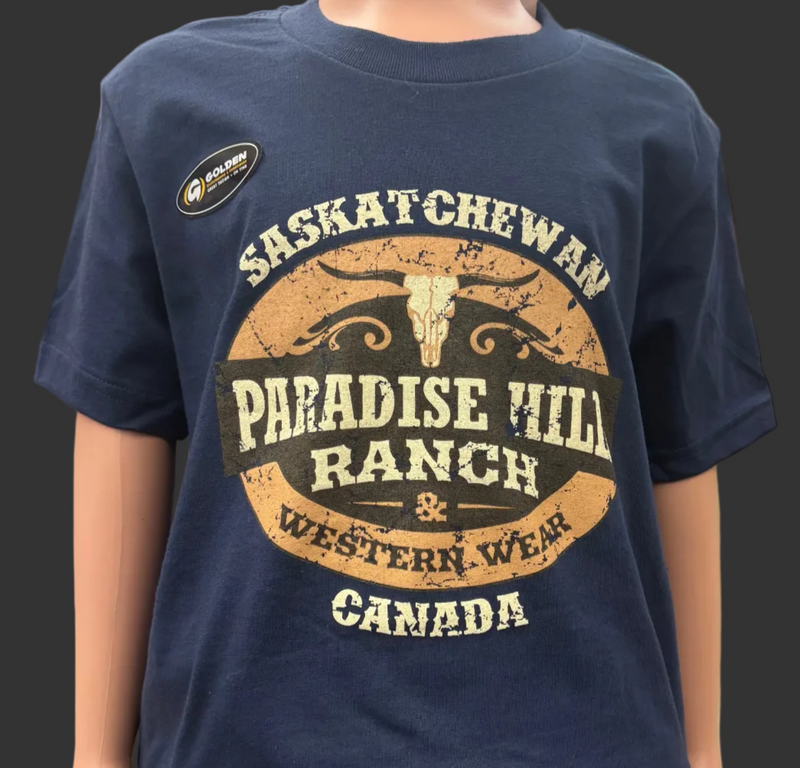 CLBC3001 (SIZE MEDIUM) Paradise Hill Ranch & Western Wear- Youth Tee