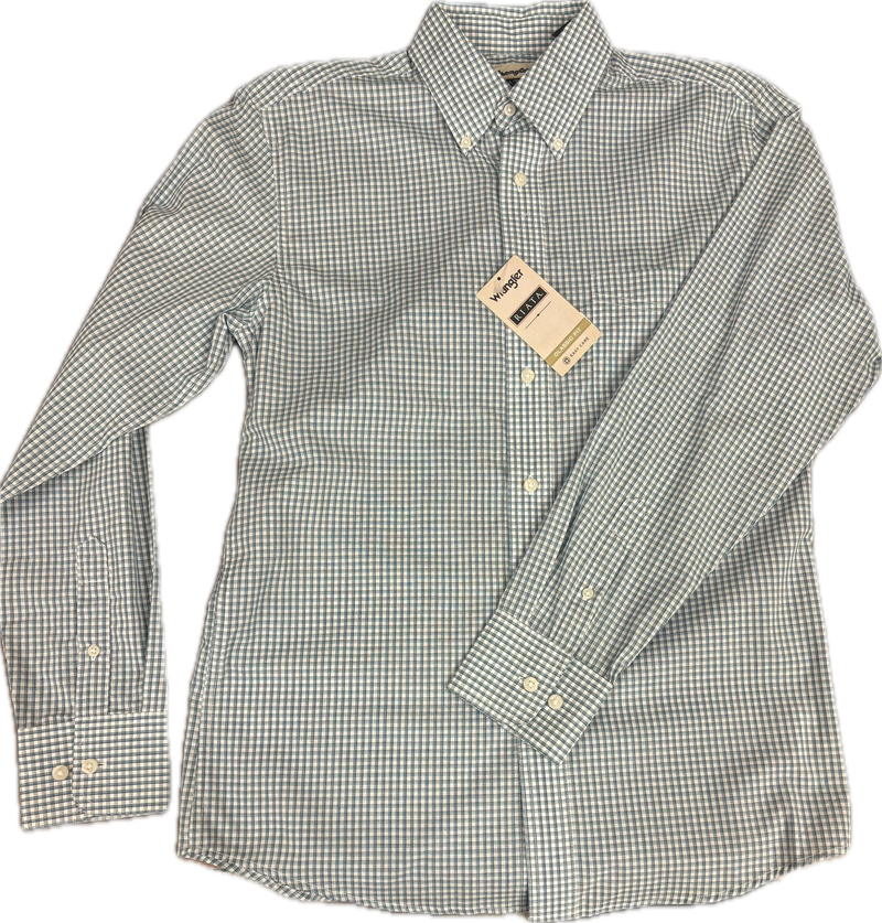 CL112352378 Men's Riata Button Shirt L/S Asst Plaid