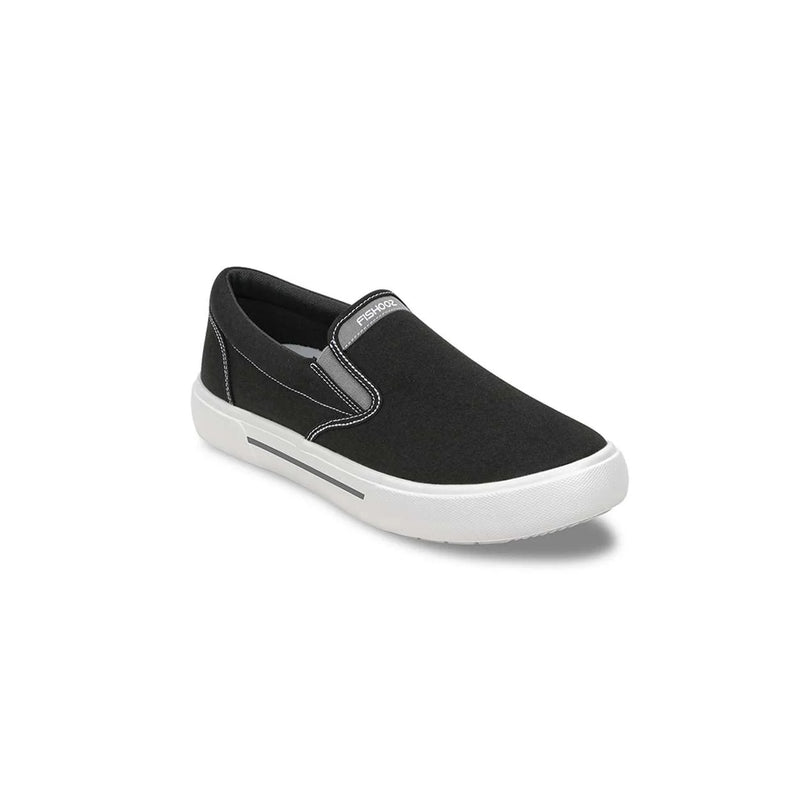 CLSBR-MSO Fishooz Men's Sunbrella Slip On - Black/White