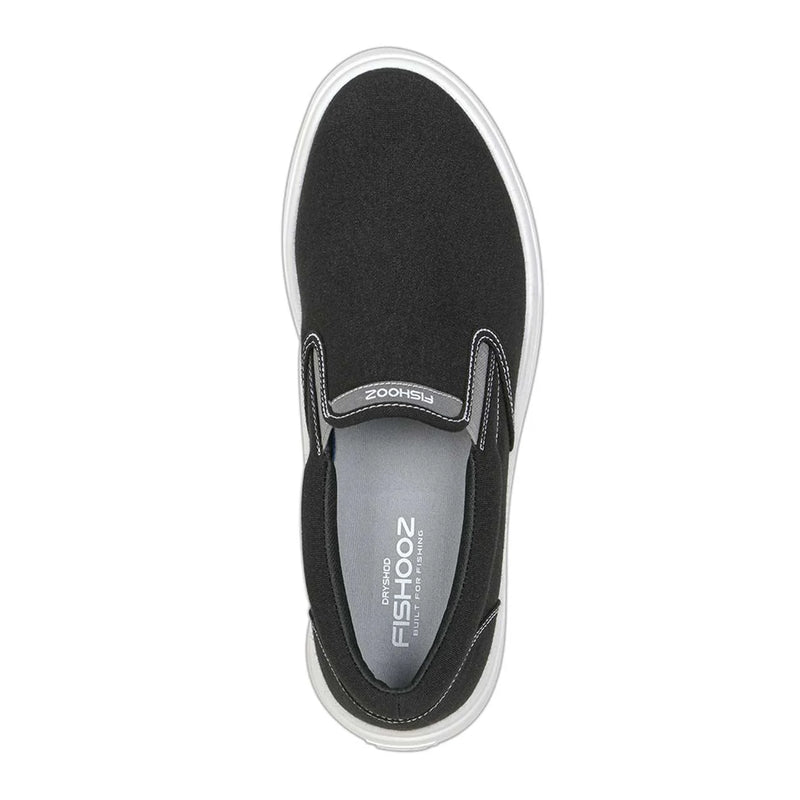 CLSBR-MSO Fishooz Men's Sunbrella Slip On - Black/White