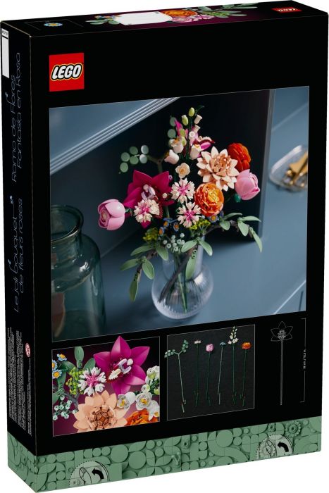 BGLCI6526158 Lego - Botanicqal Collection - Pretty Pink Flower Bouquet 749pcs